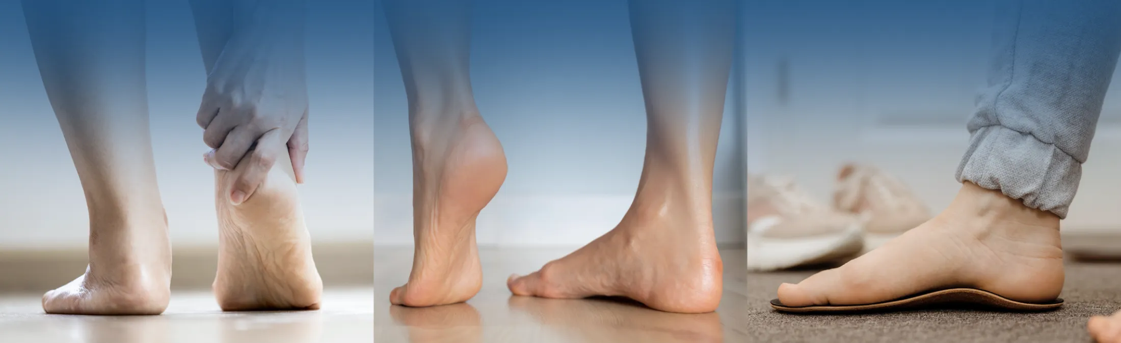 Images of different foot types